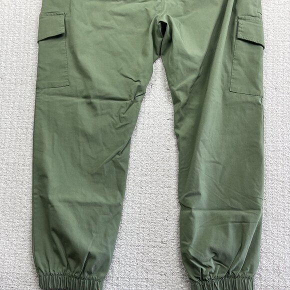 RGSTR Military Green Cargo Joggers Pants Tech Pockets Drawstring Mens 2X - Picture 10 of 13